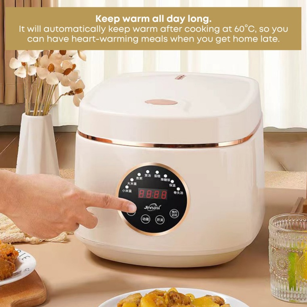 𝟏 𝐘𝐞𝐚𝐫 𝐖𝐚𝐫𝐫𝐚𝐧𝐭𝐲 5L Malaysia Plug Multifunctional Electric Rice Cooker ...