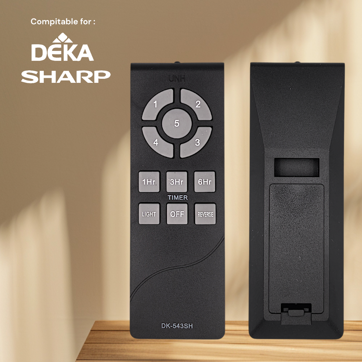 Compatible For DEKA SHARP KRONOS SBE Ceiling Fan Remote Control ...