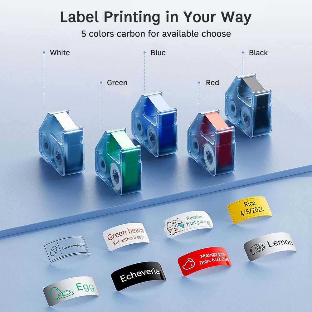 NIIMBOT B18 Special matching ribbon label printer ribbon resin-based ...