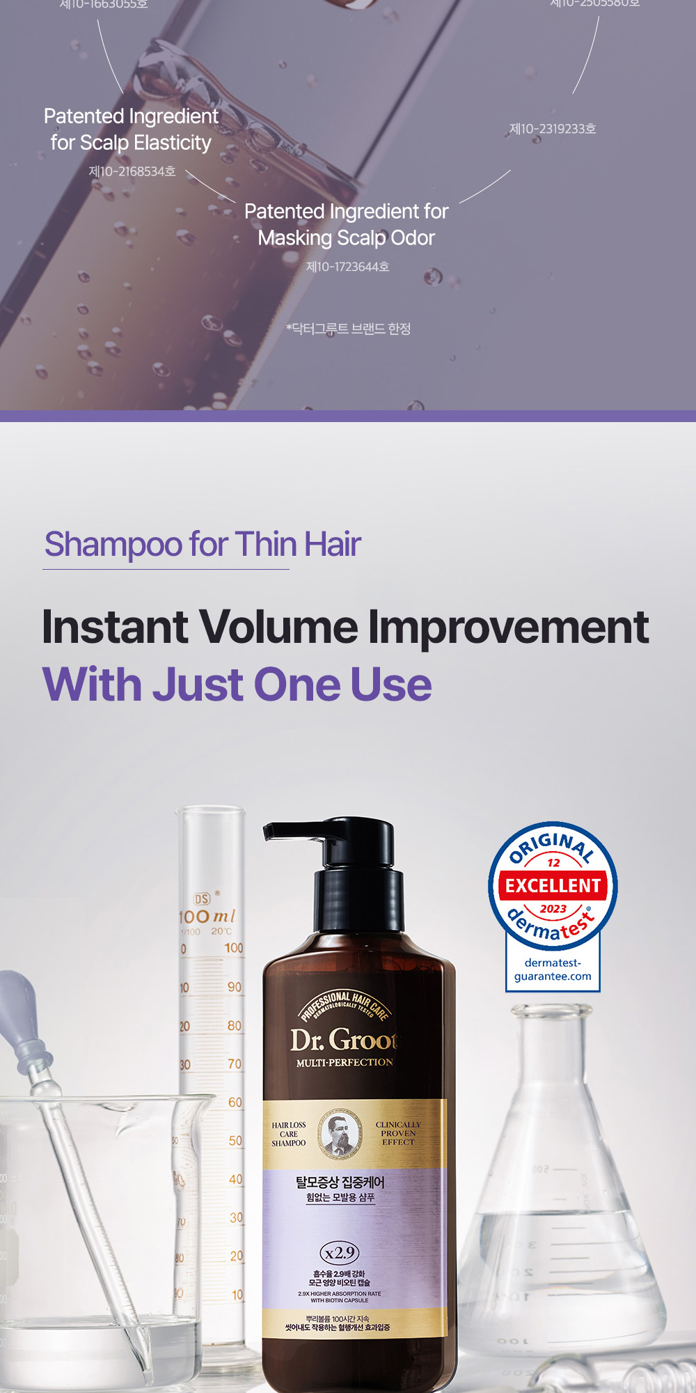 Dr. Groot Hair Loss Control Shampoo For Thin Hair (400ml) | Shopee Malaysia
