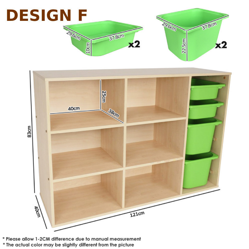 Kindergarten Cabinet Wooden Rack Storage toys Shoe Rack Bookshelf Rack ...