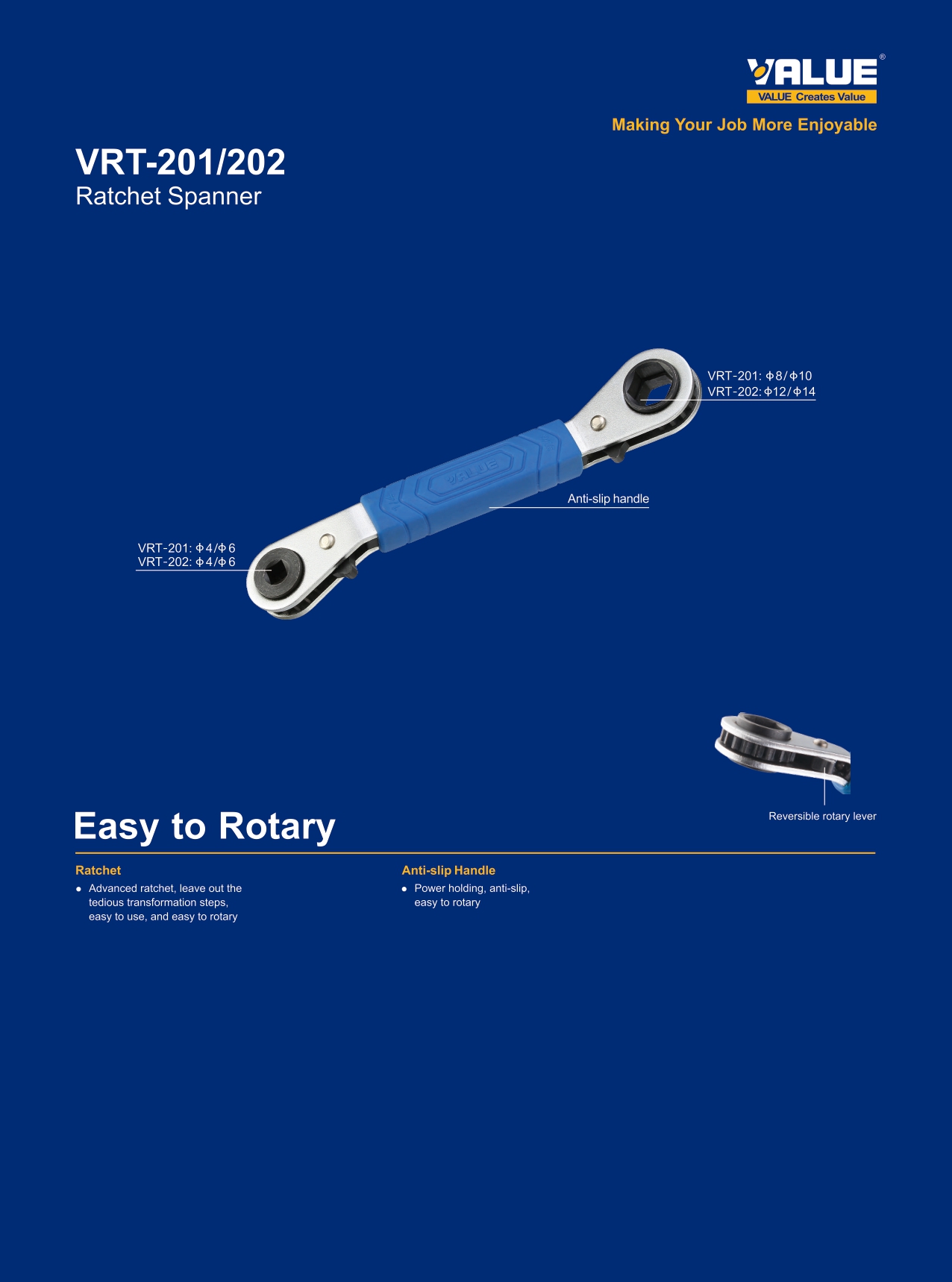 Value Ratchet Spanner (VRT-201) | Shopee Malaysia