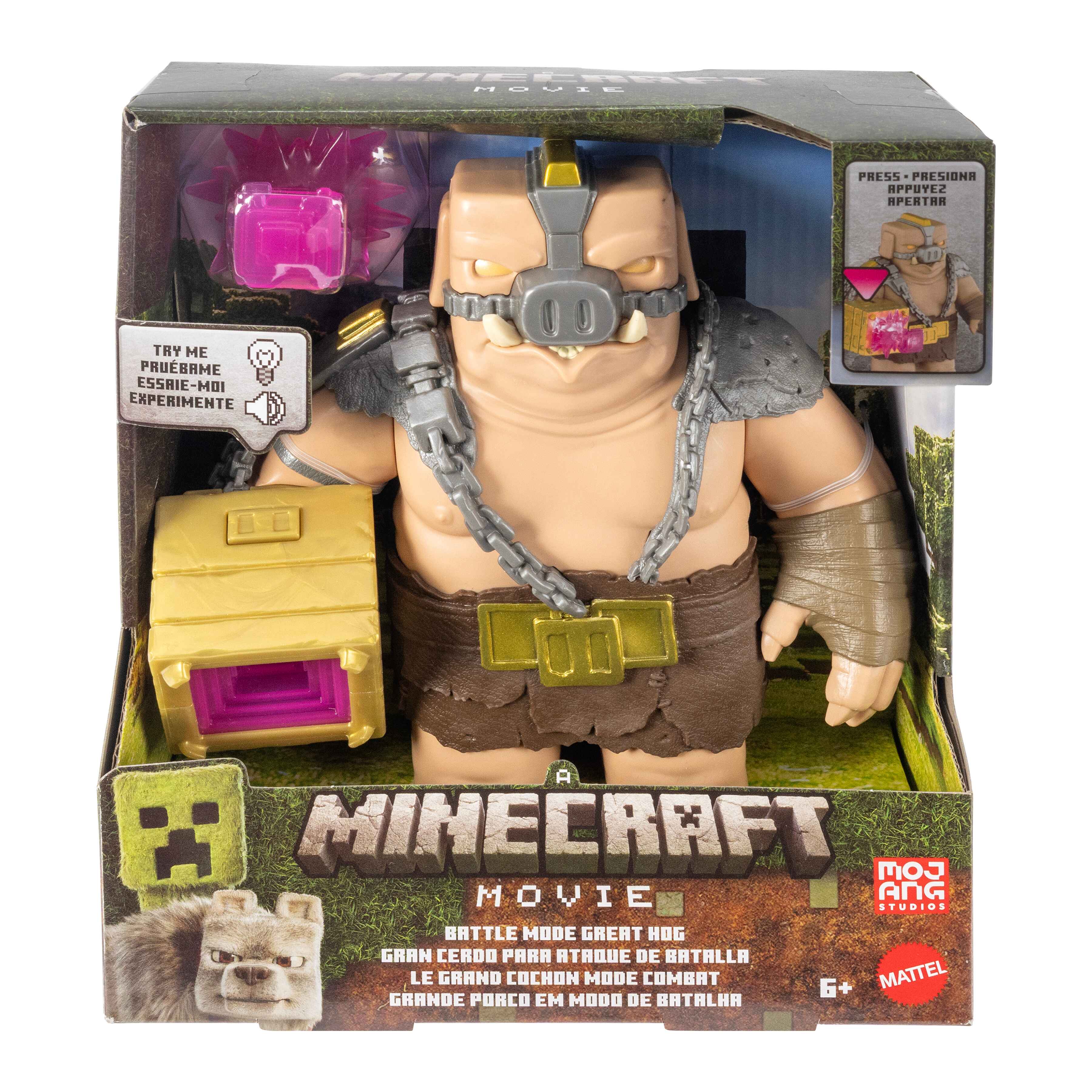 [2025 MINECRAFT MOVIE] Minecraft Big Pig Articulated Figure Battle Mode ...