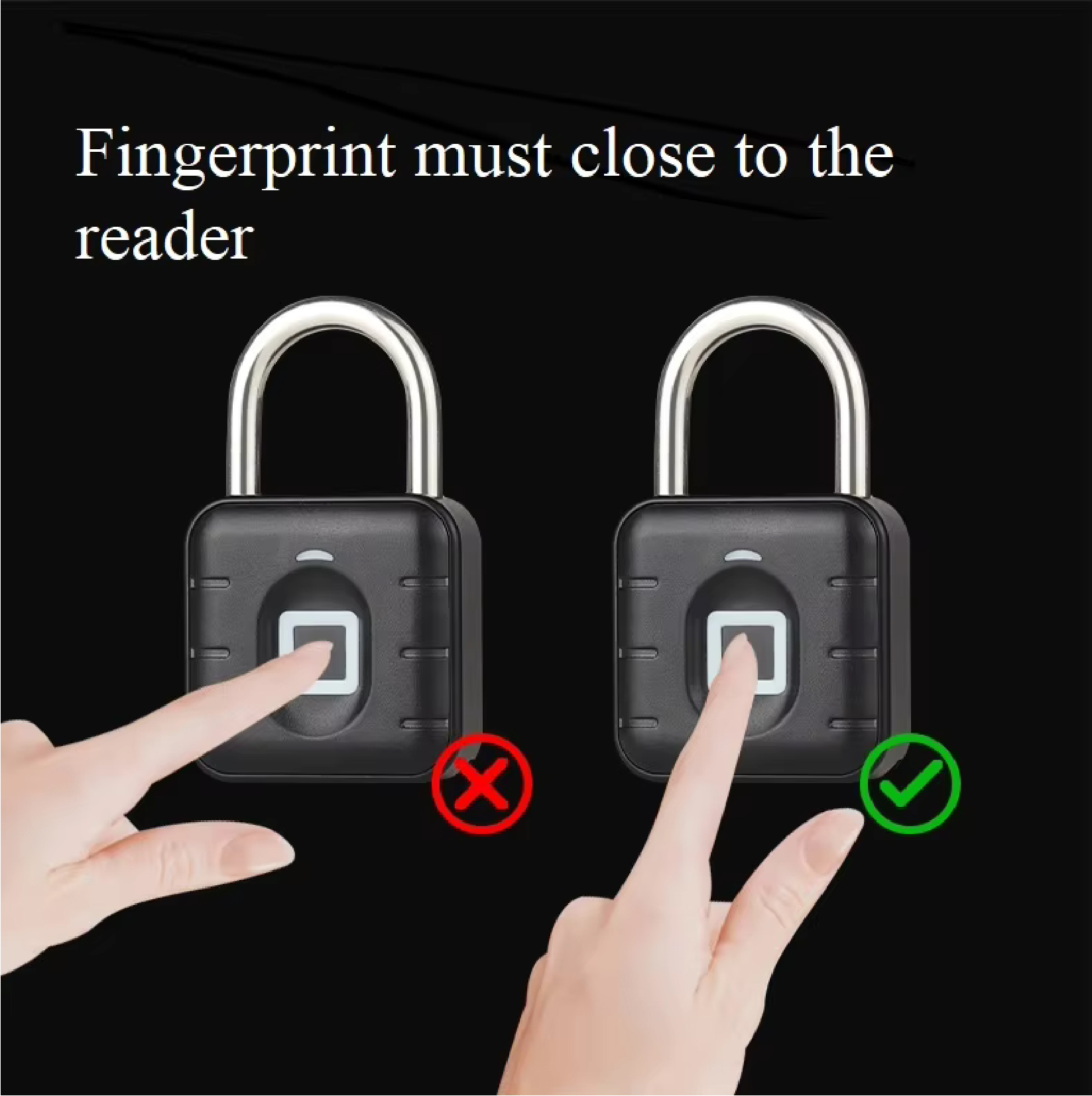 Smart 6-Digit Anti-Theft Digital Button Padlock, Combination Lock ...