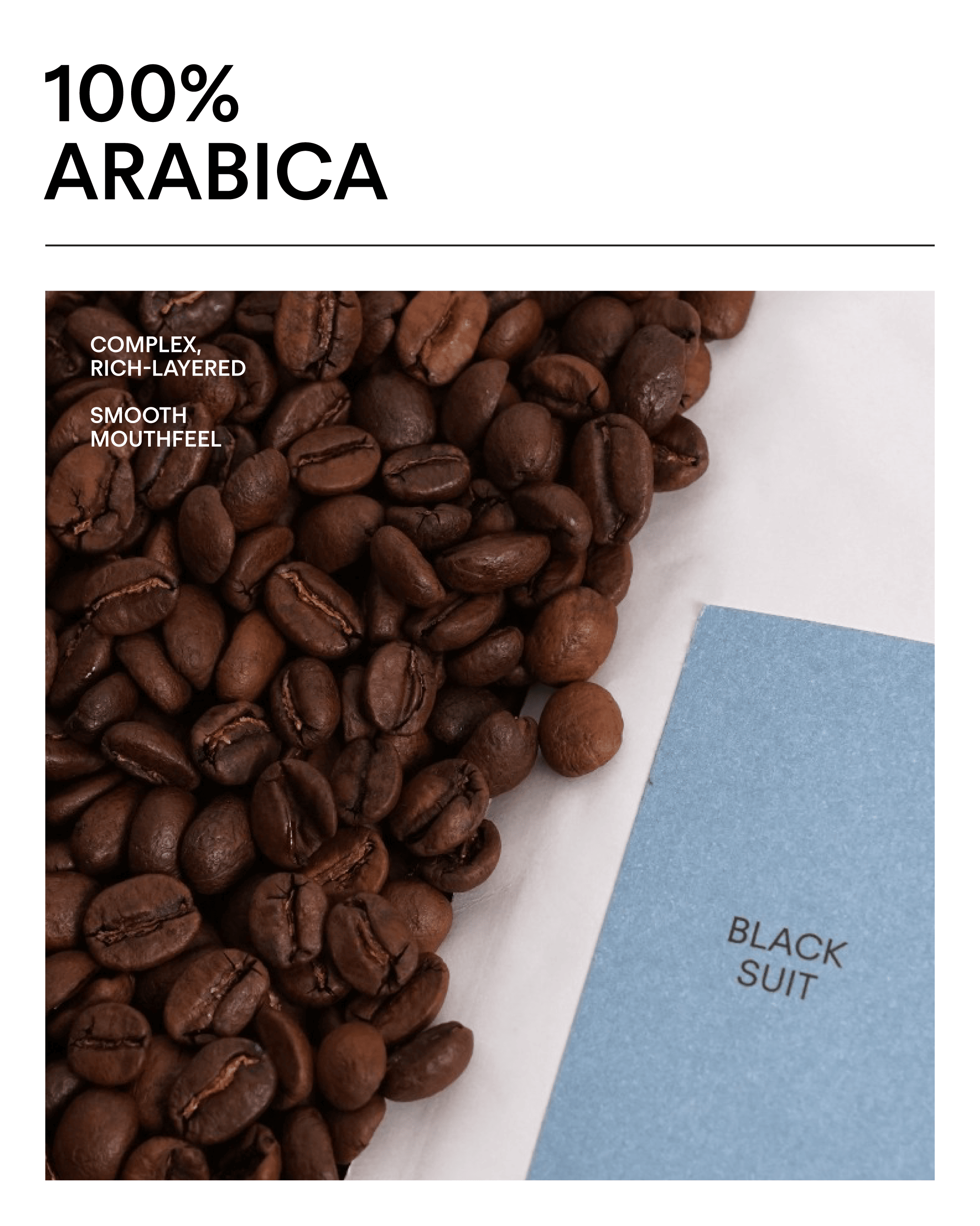 BEAN BROTHERS Espresso Blend Black Suit Medium Dark Roast Arabica ...