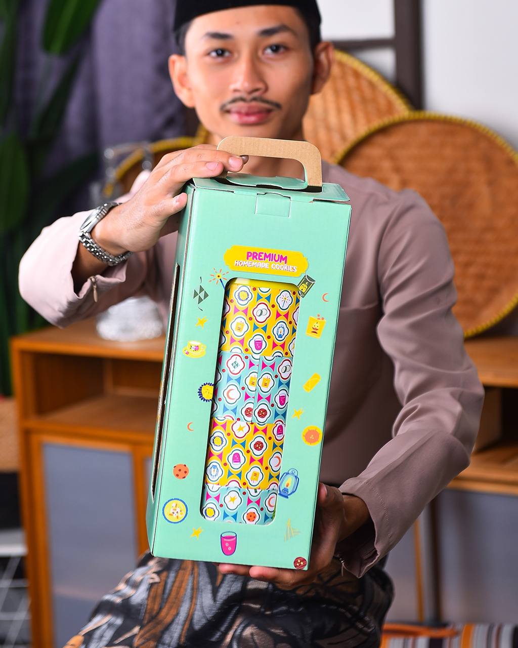 Aducktive Exclusive Nostalgia Raya Tiffin | Raya Gift Set | Shopee Malaysia