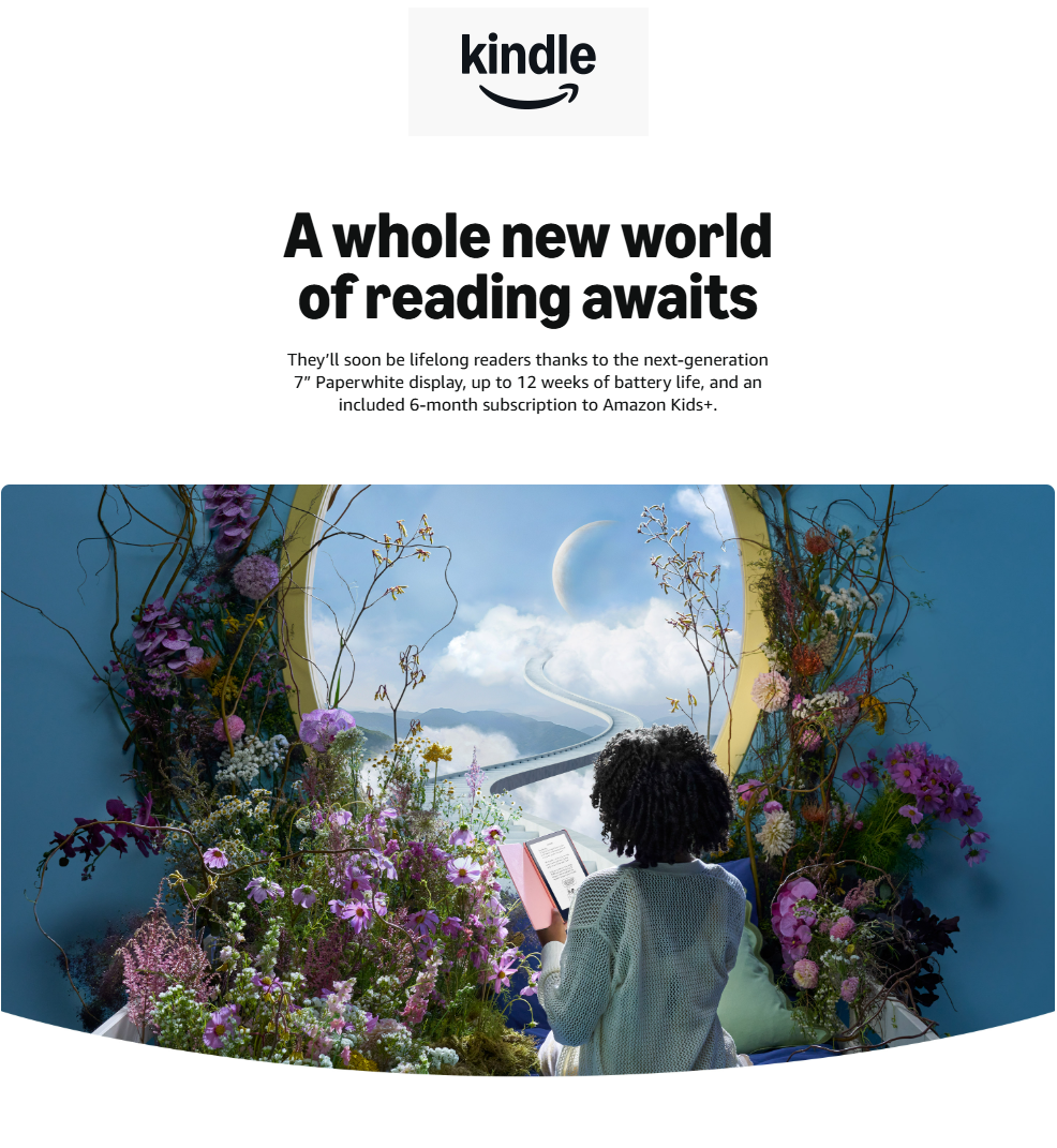 (2024 New Release) All-New Amazon Kindle Paperwhite Kids (16 GB ...