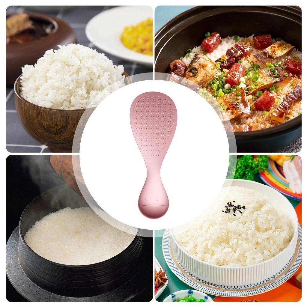🥄 3PCS Tumbler Rice Spoon Tumbler Anti-Stick Rice Stand Up Non Stick ...
