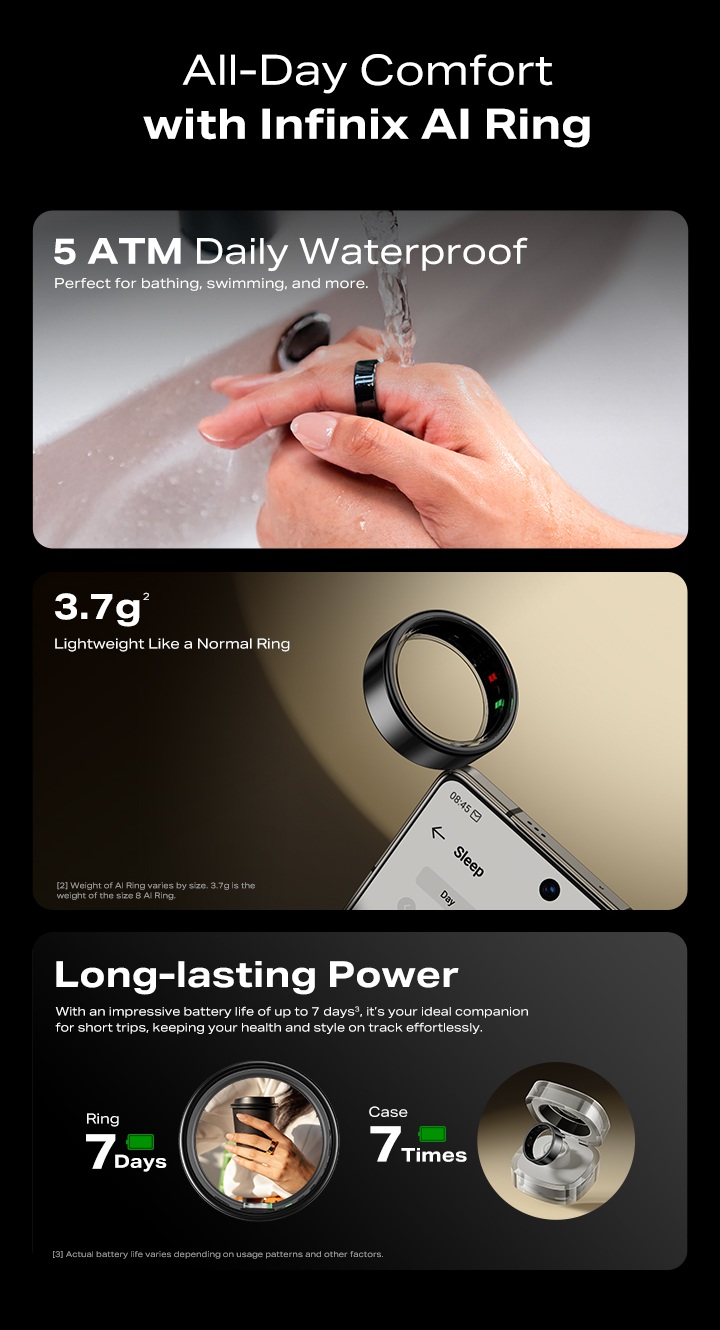 [NEW] Infinix AI Ring | AI-Empowered Health Monitoring | All-Week Long ...