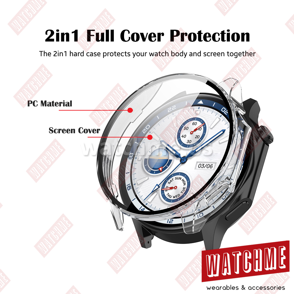 OnePlus Watch 3, Watch 2 Protector Case, 2in1 Hard Casing With PC Glass ...
