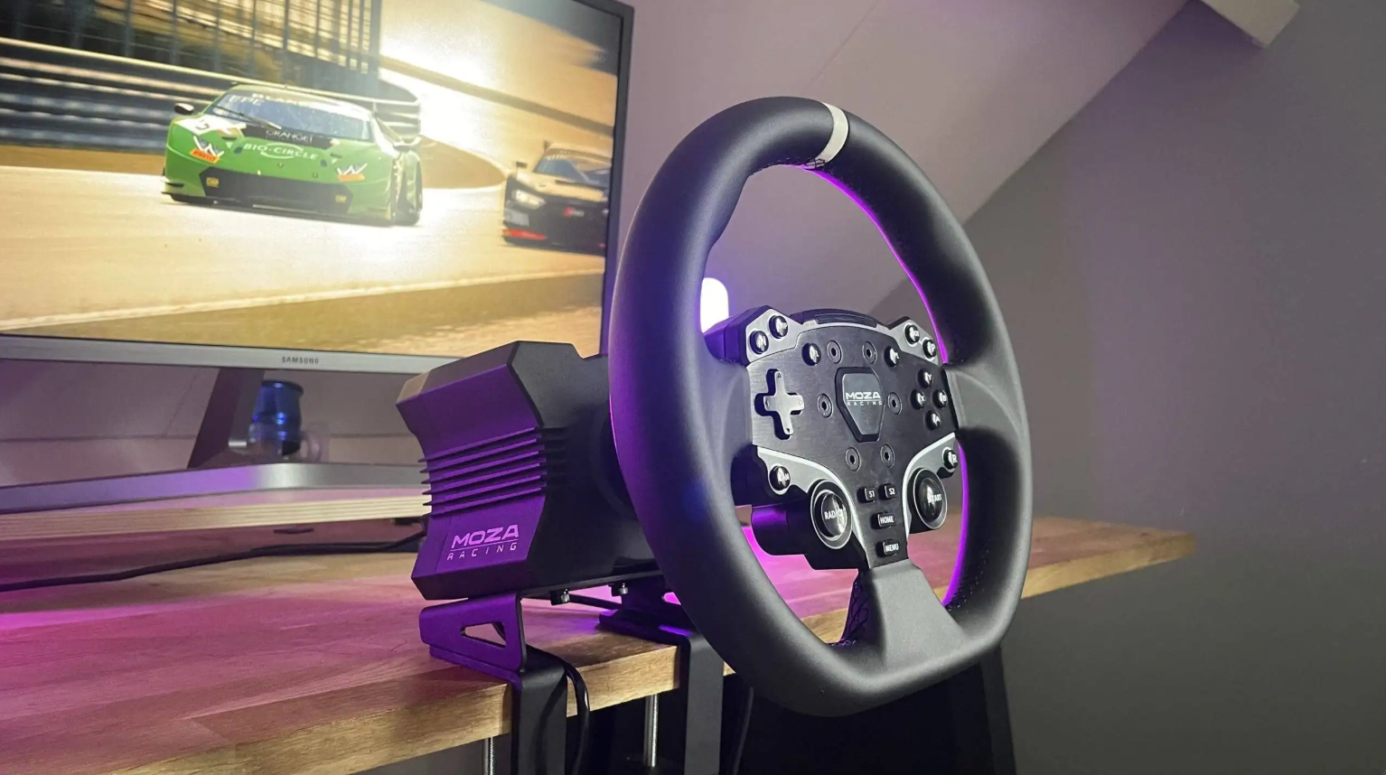 MOZA Racing R5 Bundle For PC | ES Steering Wheel+SR-P Lite Pedal | 2 ...