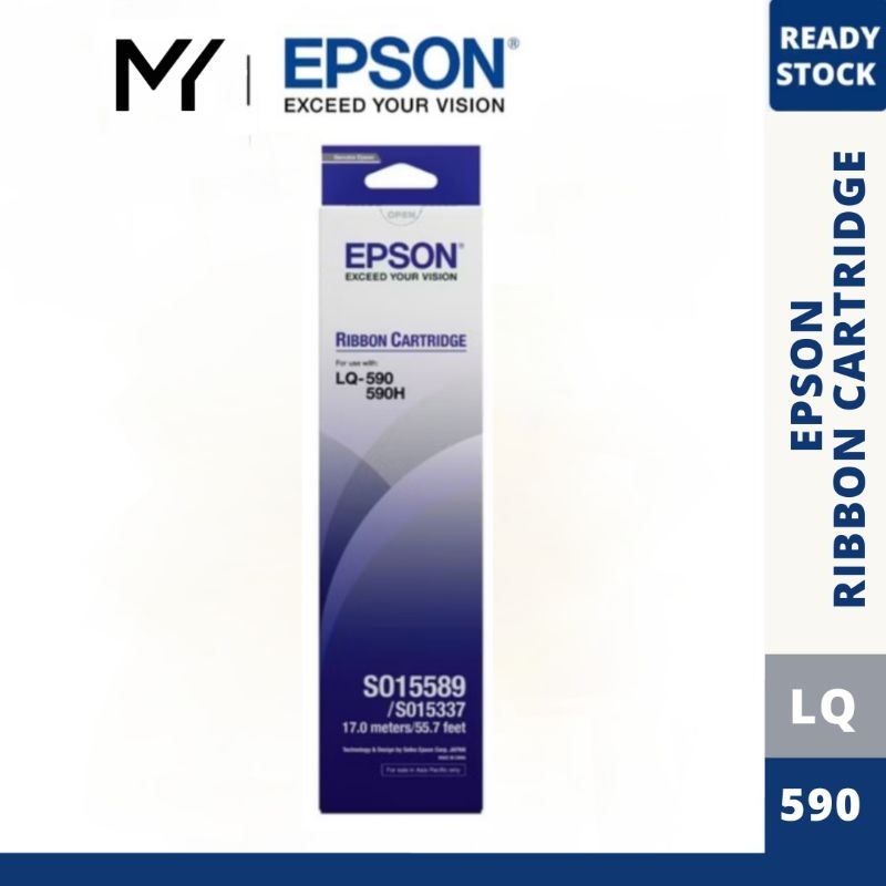 Epson LQ-590/590ll/590llN Original Black Ribbon Cartridge | Shopee Malaysia