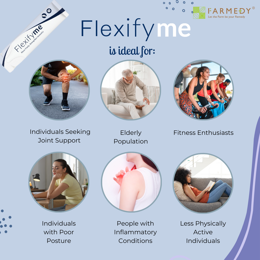 Farmedy FlexifyMe 15g x 15 Sachets Strengthen Immunity Promote healthy ...