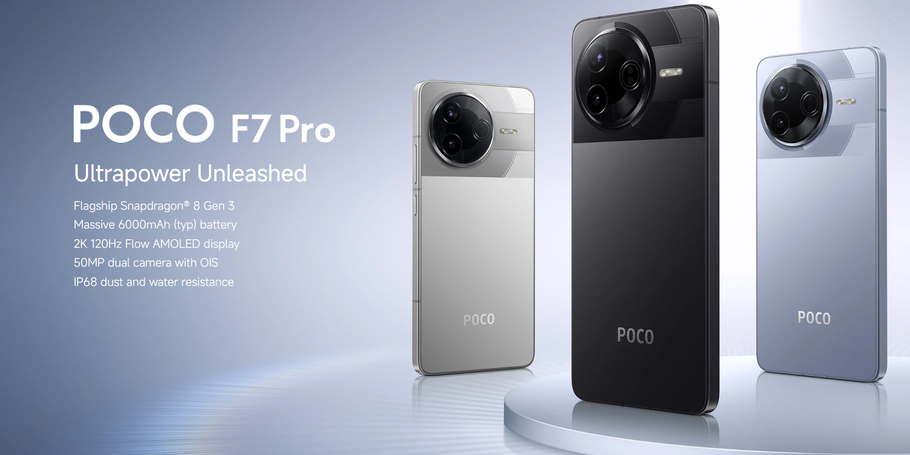 Poco F7 Pro (12GB + 256/512 GB) | Qualcomm Snapdragon 8 Gen 3 | 6.67 ...