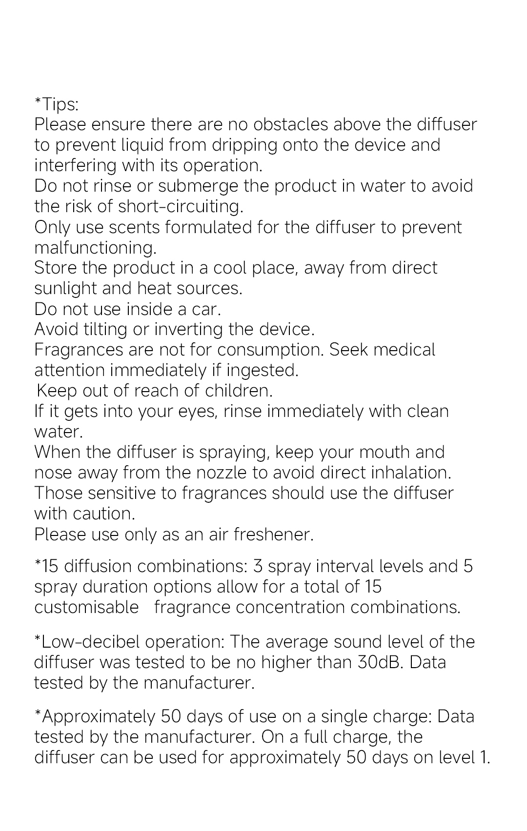 Xiaomi Smart Scent Diffuser smart control/Extra-long battery life/Low ...
