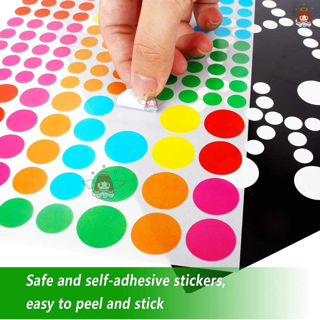 Dot Sticker Activity Sheet Sticker Book for Kids / Buku Sticker / Kids ...