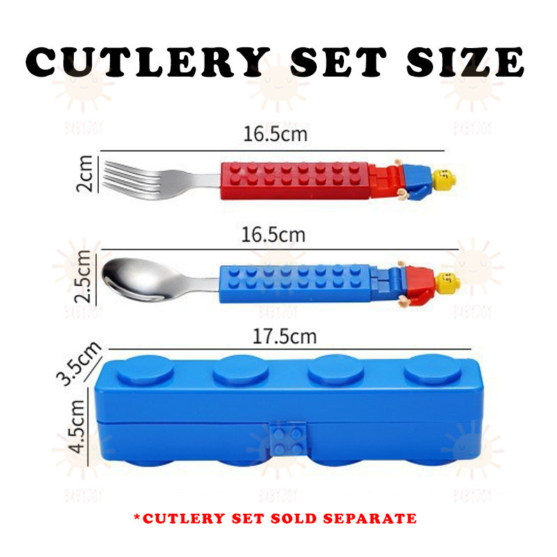 BabyJoy LEGO Bento Lunch Box - Fun Tupperware Container for Kids ...