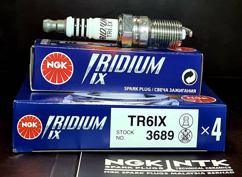 TR6IX (4pcs) Original NGK Iridium IX FOR Proton Saga BLM/FLX, Persona ...