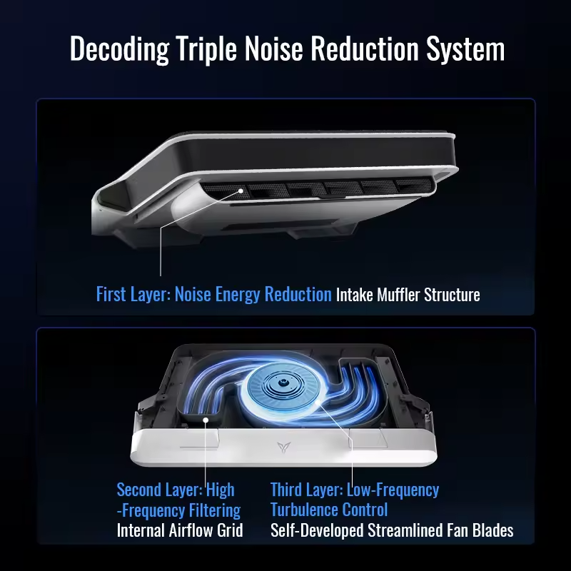 Flydigi BS1 BS2 Pro Laptop Cooling Pad Wind-Pressure Closed-Loop Turbo ...