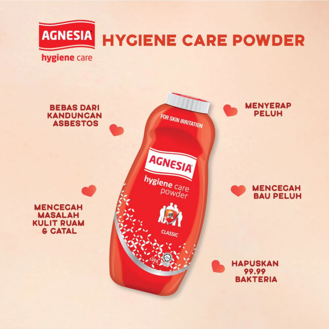 AGNESIA Hygiene Care Powder 50G (Suitable for Baby/Kids/Adult Use ...