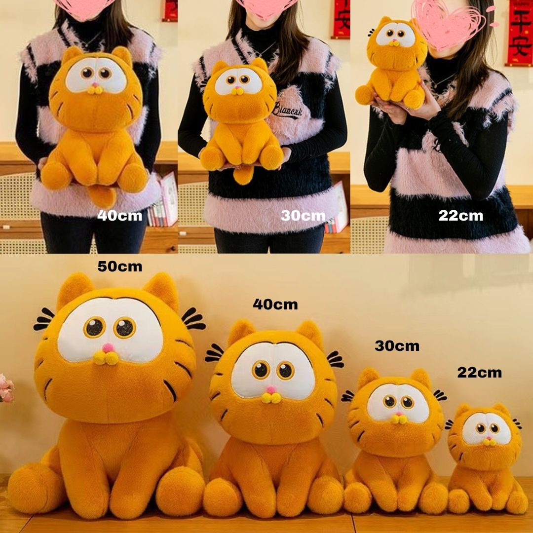 22/30/40CM Garfield Cat Plush Plushie Stuffed Soft Toy Patung Kucing ...