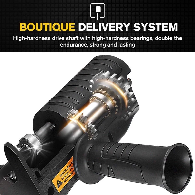 Curve Reciprocating Saw Adapter For Electric Drills, Removable Handle, 3 Blades For Wood & Metal