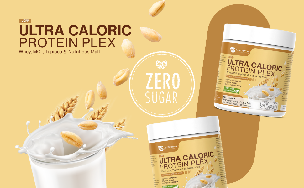 PPS UCPP Ultra Caloric Protein Plex | Malted Milk | Weight Gainer 450g ...