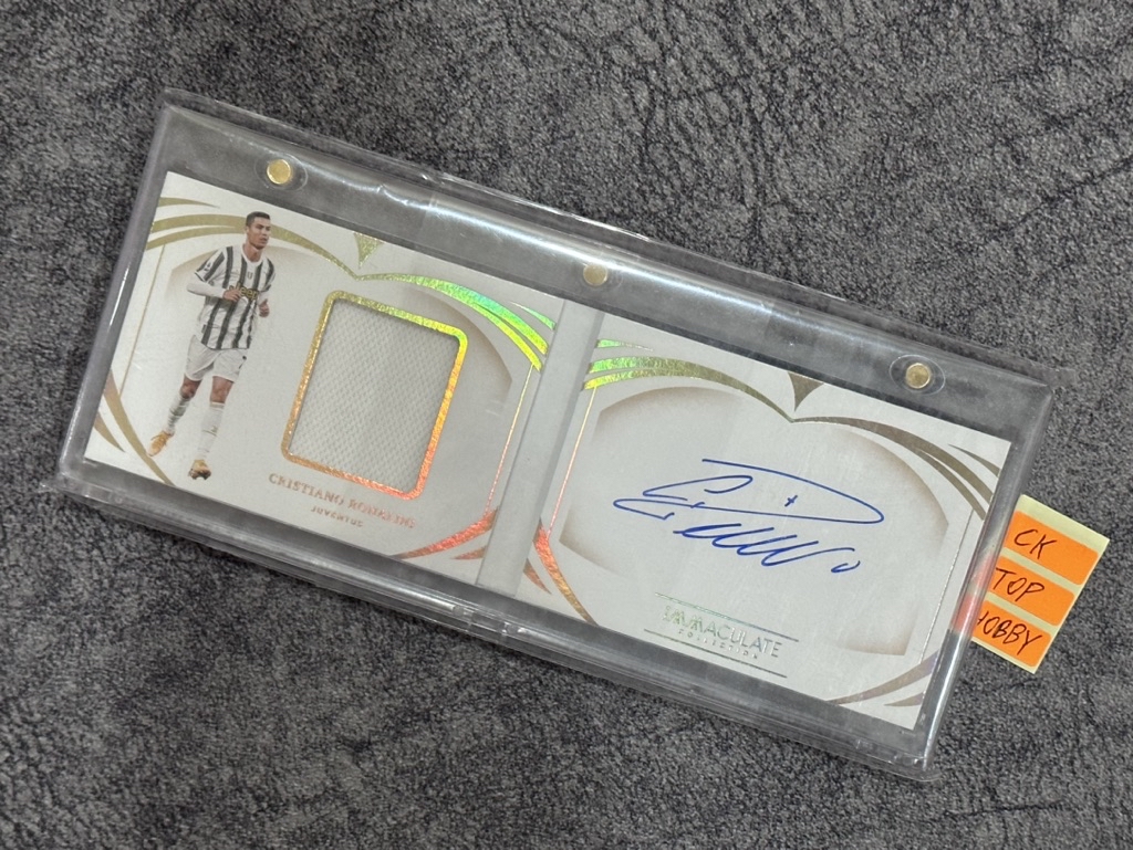 2020-21 Panini Immaculate Cristiano Ronaldo /99 On Card Autograph ...