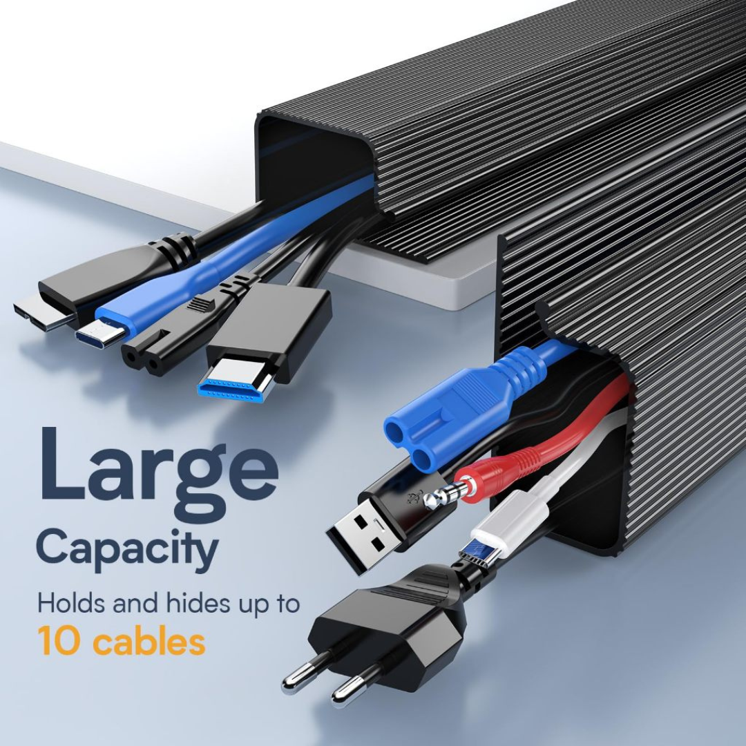 TMi Rack Wire Organizer USB Organizer Under-Desk Cable Organizer Self ...