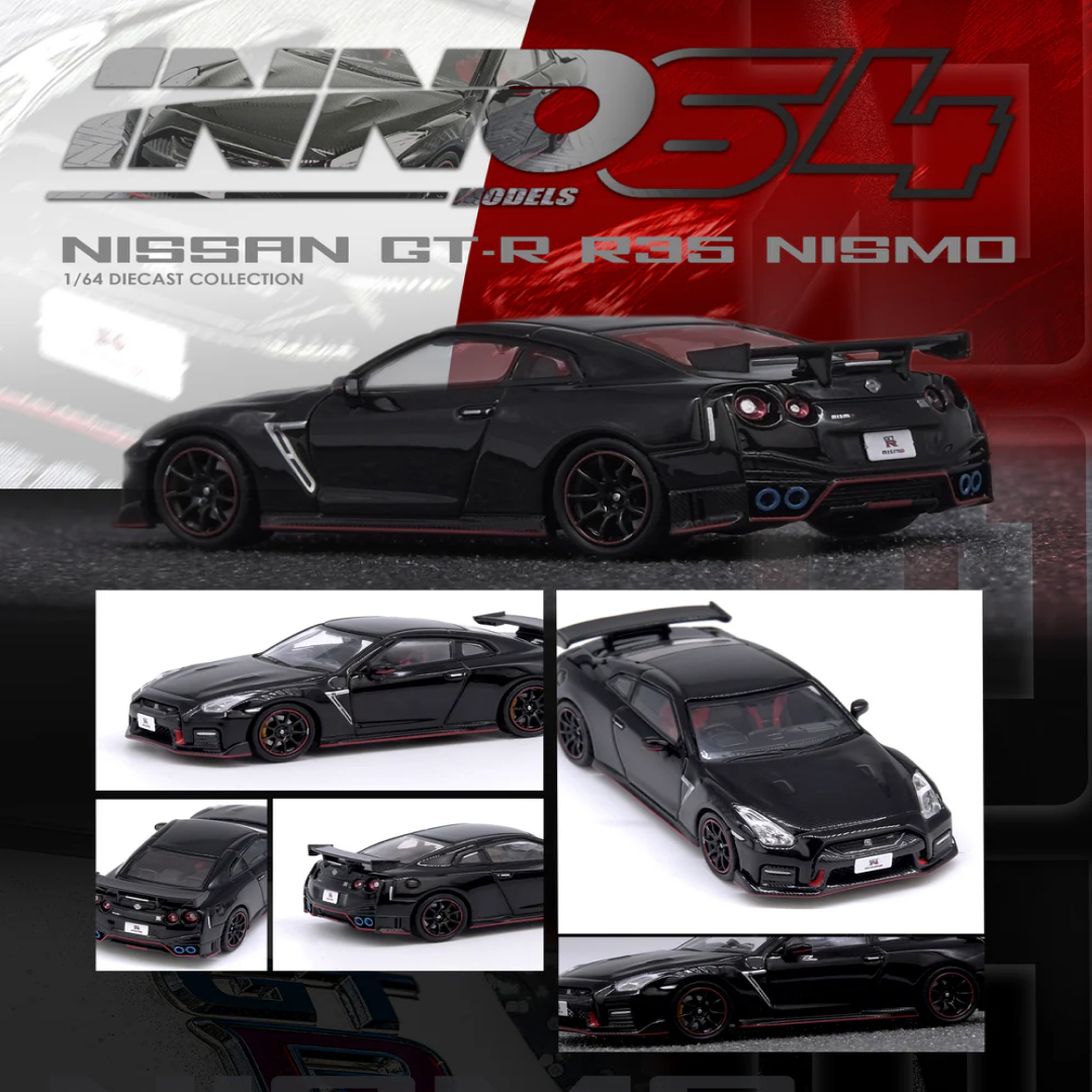 (READY STOCK) INNO64 1/64 Nissan GT-R (R35) NISMO Black | Shopee Malaysia