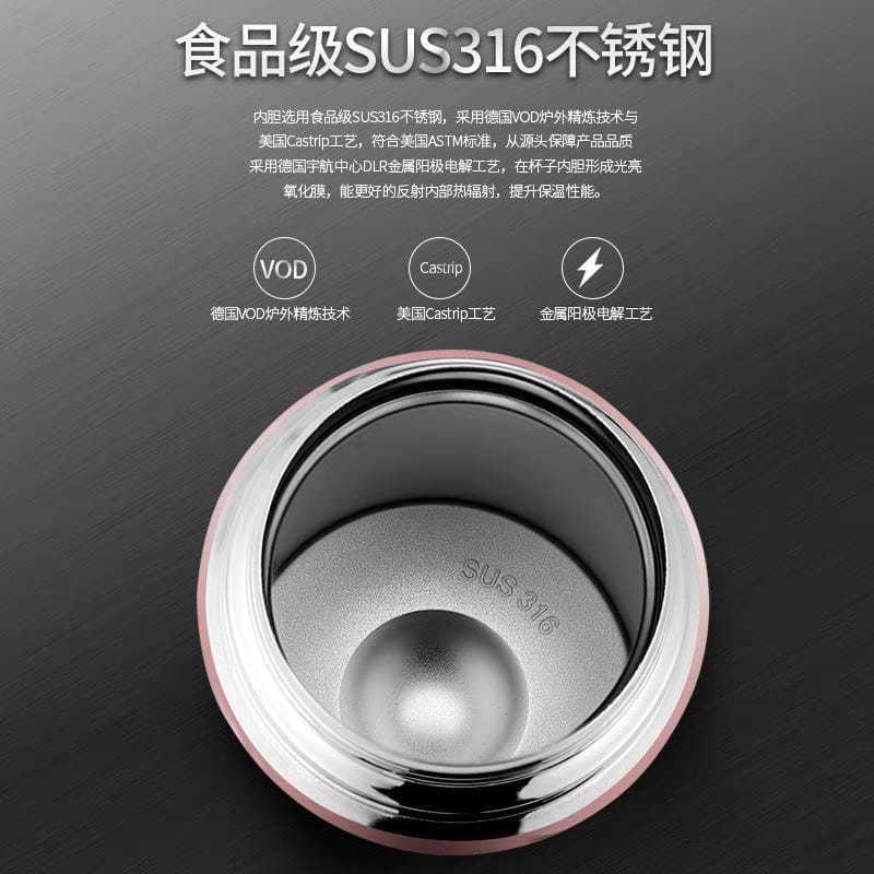 1200 ML Multi-Function Double Layer Braised Beaker Stainless Steel SUS ...
