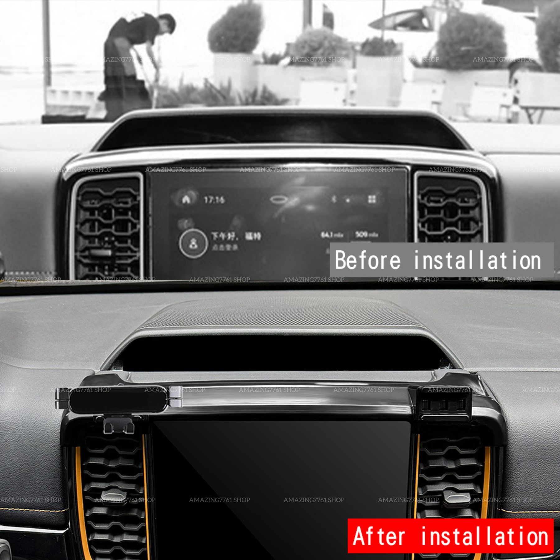 AMAZING FORD RANGER RAPTOR CAR OEM PHONE HOLDER ACCESSORIES PHONE MOUNT ...