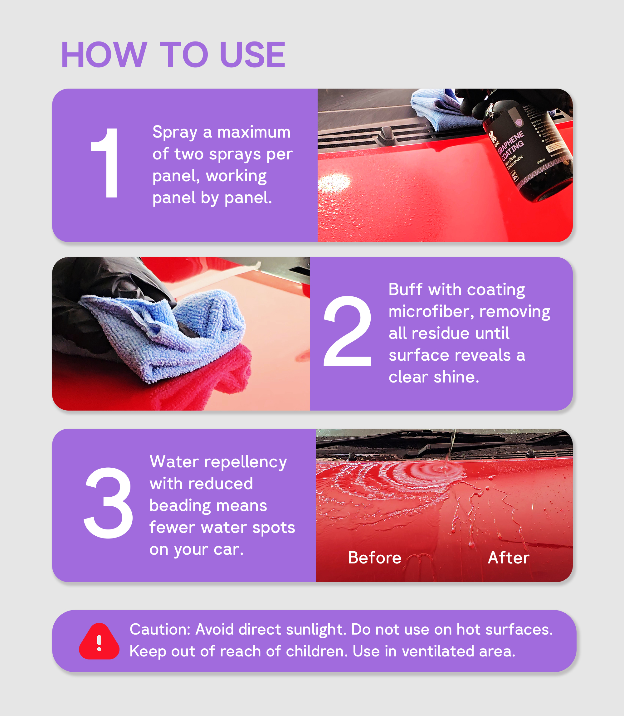 Koot Graphene Coating Car Coating Quick Coat Detailer Spray Coating ...