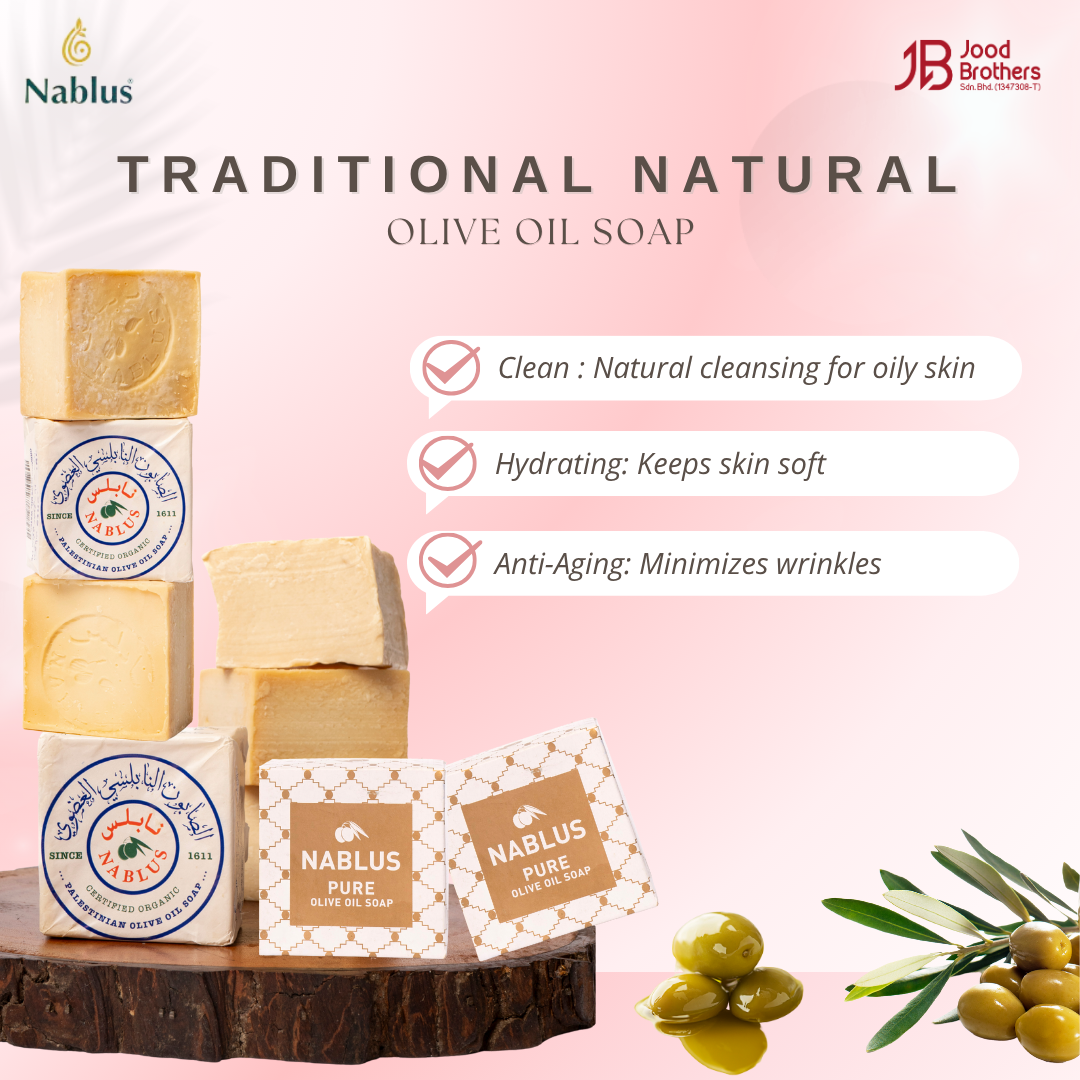 Nablus Traditional Natural Soap 125g | Sabun Minyak Zaitun dari ...