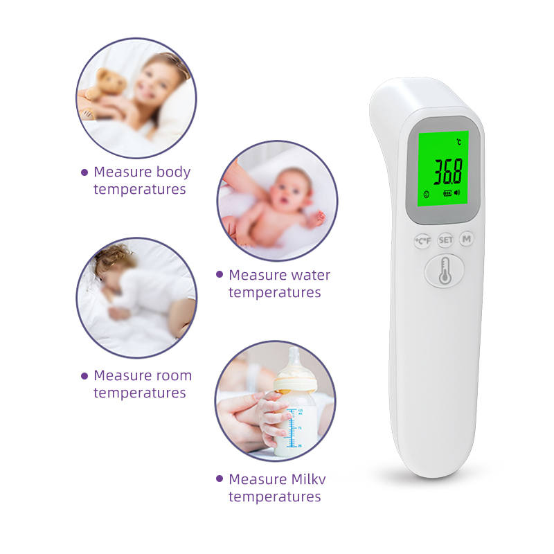 1s fast test Precise Infrared Forehead Thermometer Gun Termometer ...