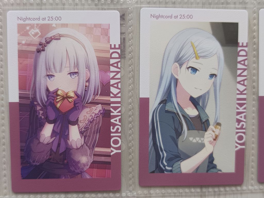 PJSK Project SEKAI Merch 25 nightcord Yoisaki Kanade knd ep card ...