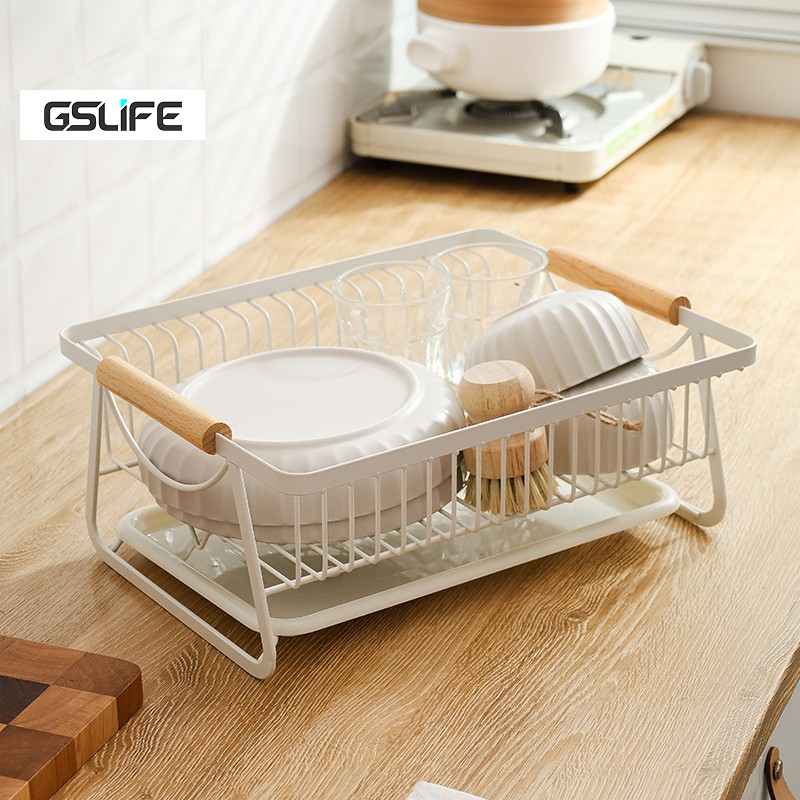 GSlife Nordic Style Stainless Steel Dish Rack Kitchen Drain Rack ...