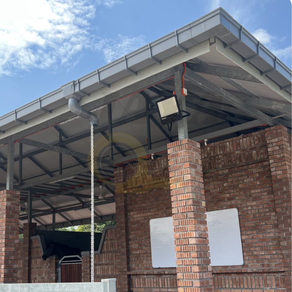 [1SET] LOCAL F300 UPVC GUTTER MITRE FITTING (PVC RAINWATER GUTTER) GREY ...