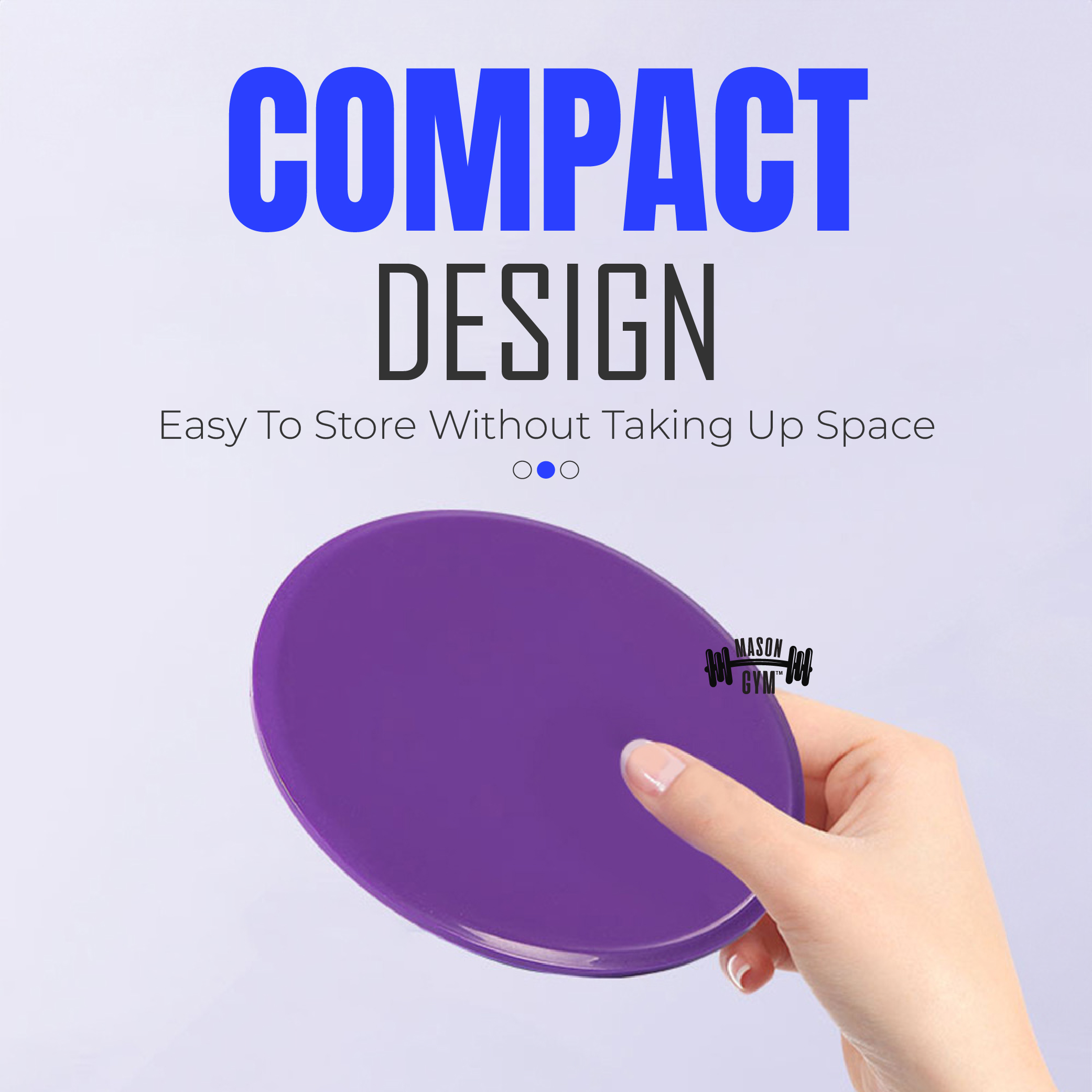 2Pcs/Set Gliding Disc Dual Sided Slider Disc Home Exercise Equipment ...