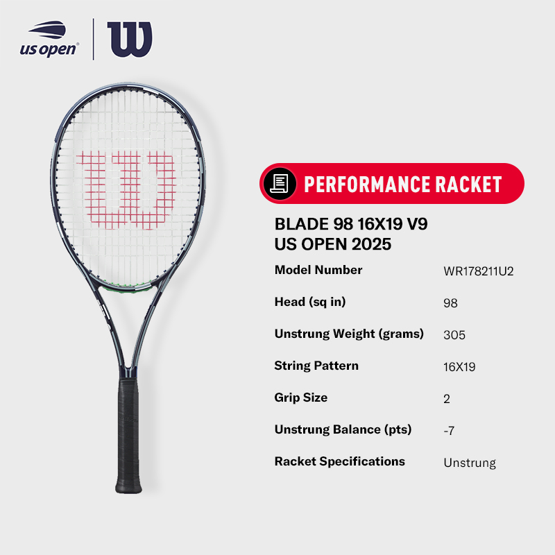 【Limited Edition】Wilson 2025 US OPEN SHIFT/BLADE Performance Tennis ...