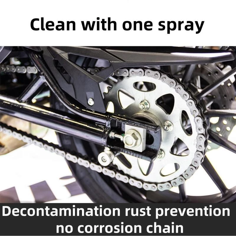 Motorcycle Chain Efficient Cleaner Rust Remover Spray Chain Protection ...