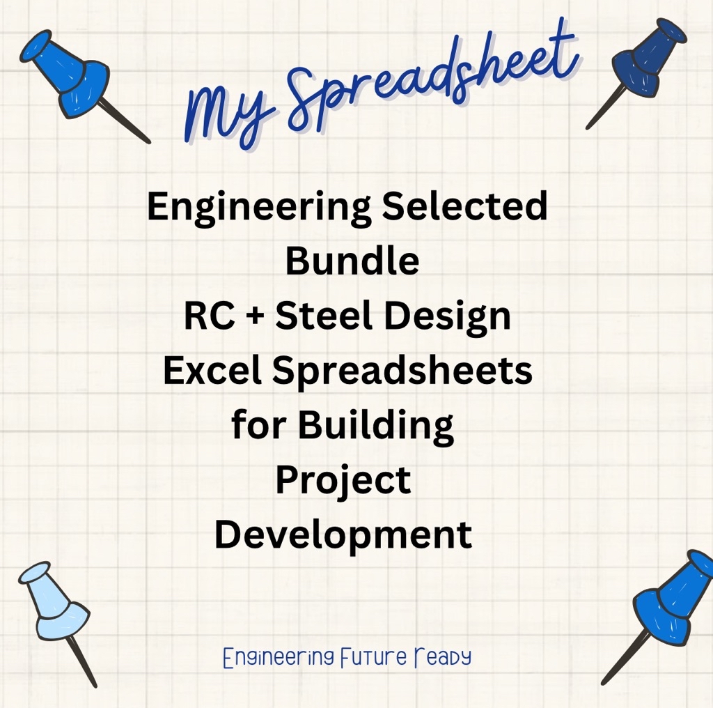 Engineering Selected Bundle RC + Steel Design Excel Spreadsheets for ...