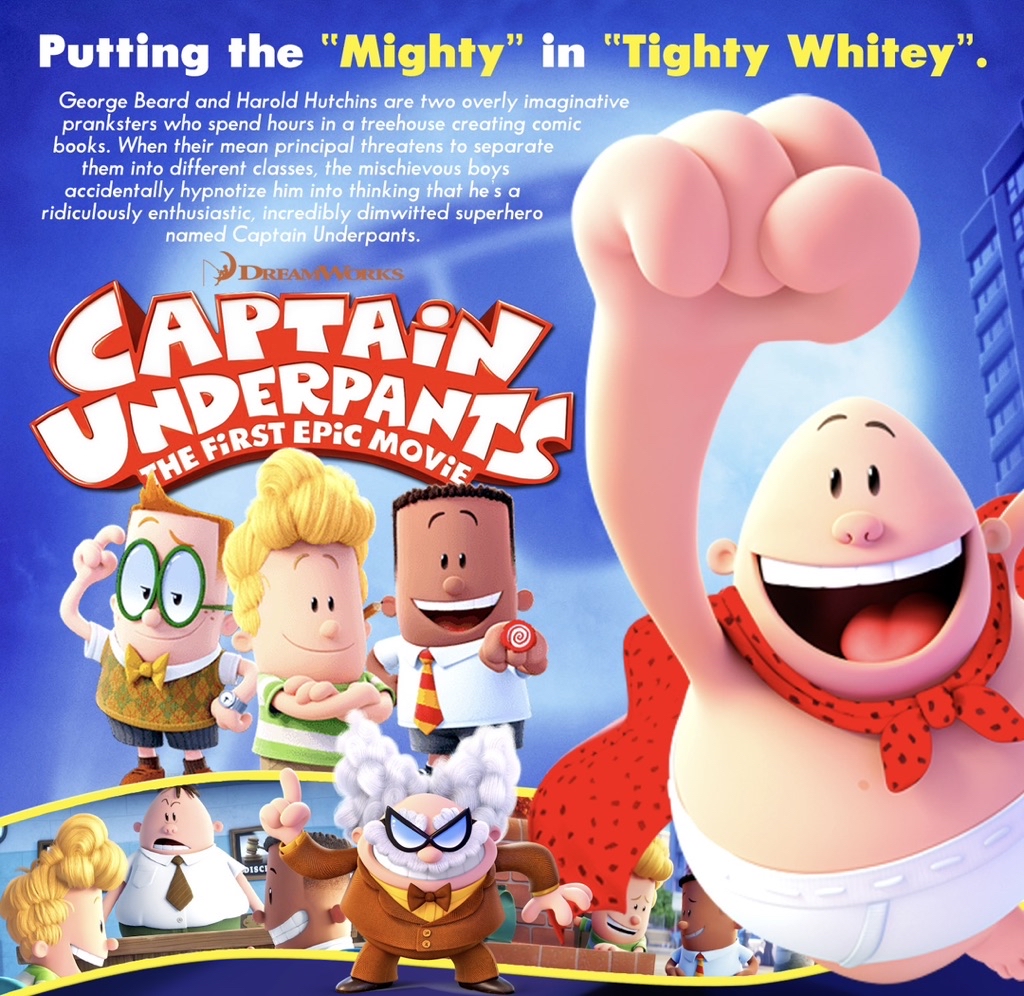 Captain Underpants: The First Epic Movie (2017) Subtitled (动画电影 ...