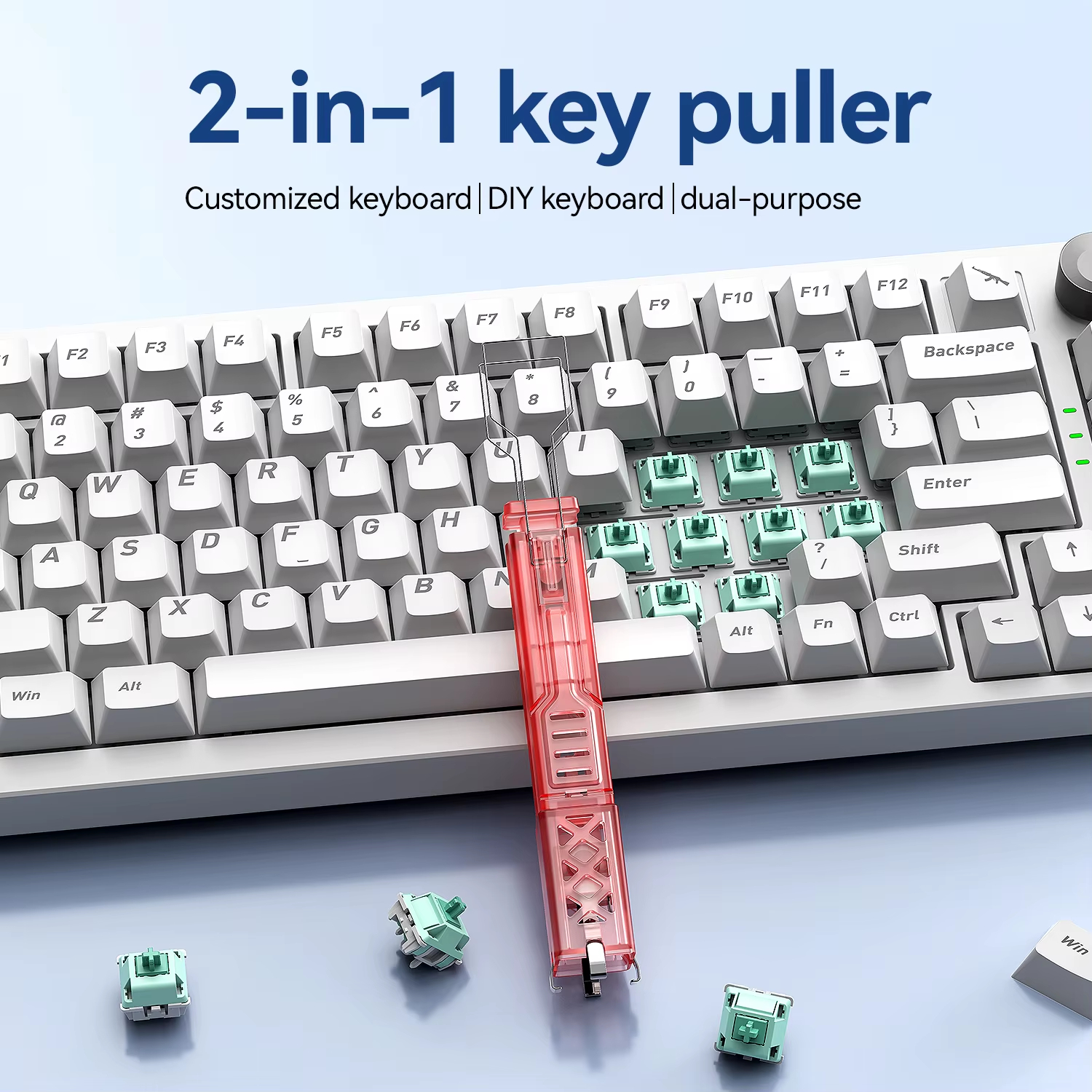 2-in-1 Switch Puller Four-Jaw Keycap Puller DIY Keycap Puller for ...