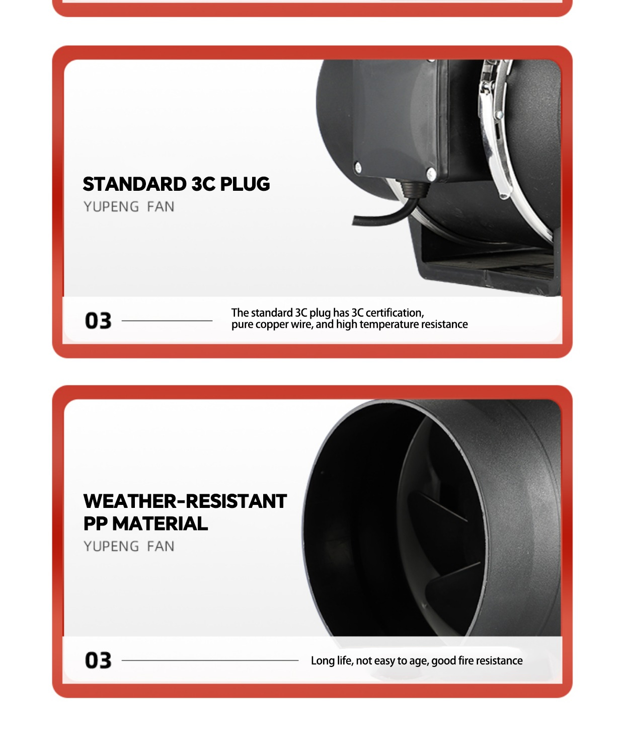Exhaust Fan 4/5/6/8 inch Diagonal Flow Booster Duct Fan Bedroom Kitchen ...