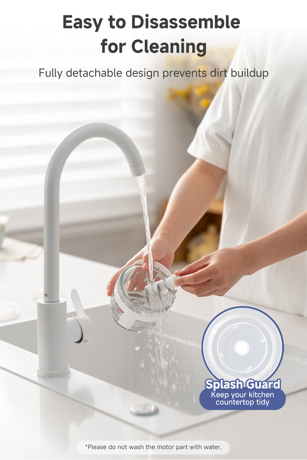 Simplus Baby Food Processor丨0.4L Mini丨304 Stainless Steel丨Food-Grade ...