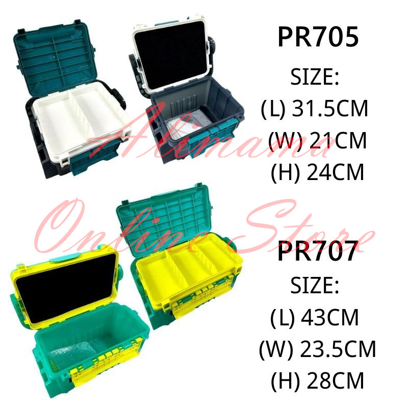 3 YEAR WARRANTY PROGA BOXTER TACKLE BOX PR705 / PR707 FISHING STORAGE ...