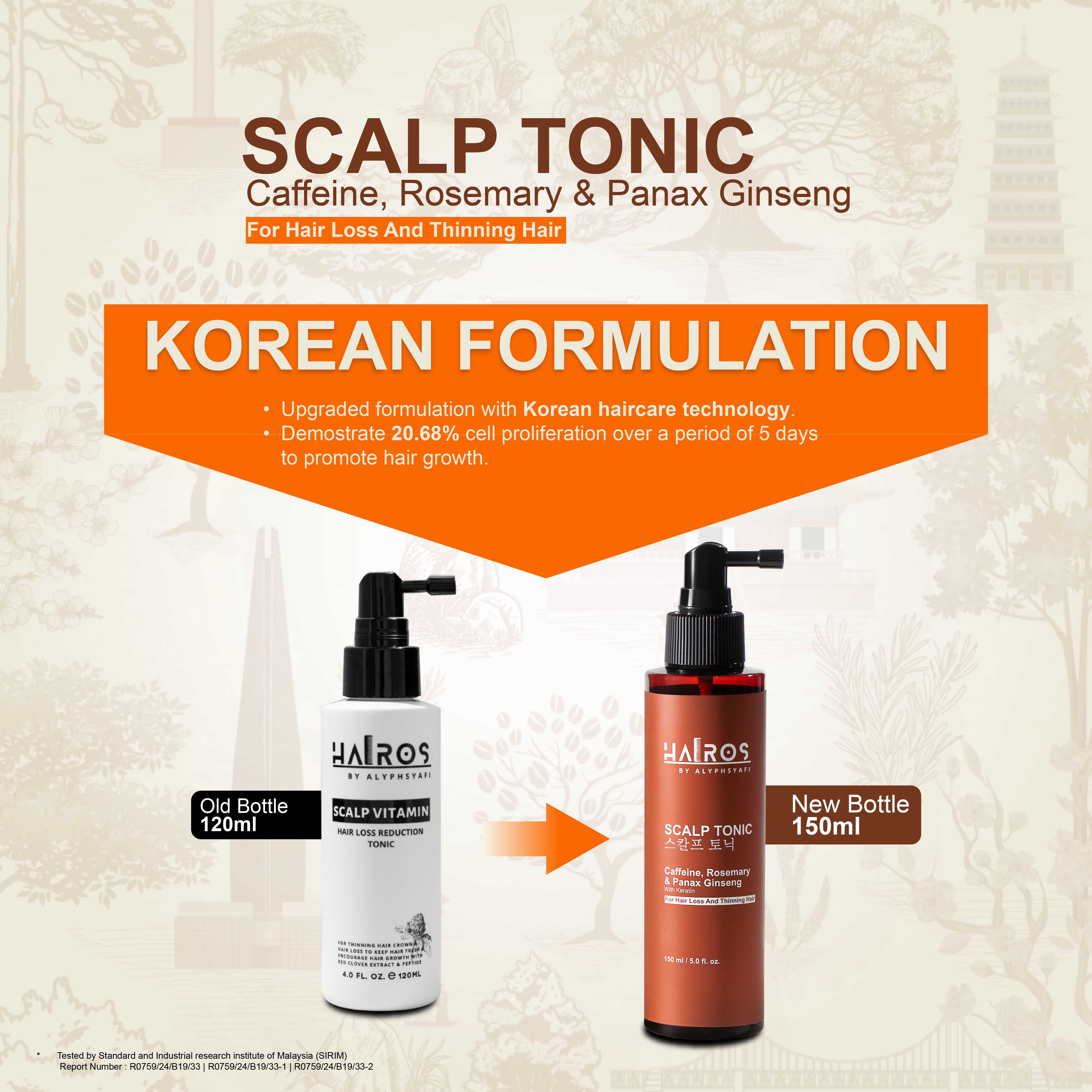 [HAIROS] Hair Tonic Hair Growth Tonik Rambut Lebat Hair Tonic Growth ...