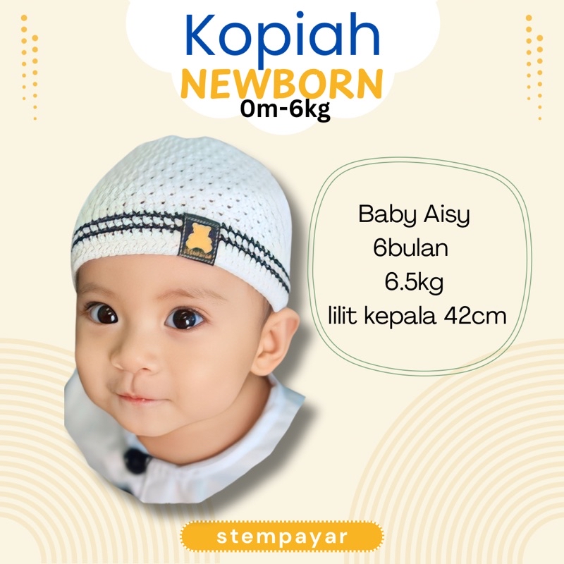Kopiah Baby Kopiah kopiah bayi kopiah newborn kopiah baby newborn ...
