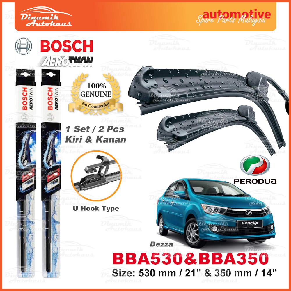 Perodua Bezza Car Windshield Front Wiper Depan Size 21